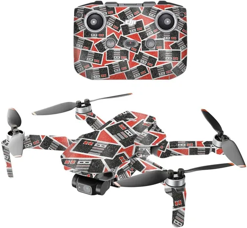 Miniatura 9 de MightySkins Glitter brillante compatible con DJI Mini 2 Dron portátil - Cool Corgi Acabado de purpurina protector, duradero de alto brillo Fácil