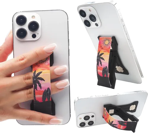 Miniatura 17 de LOVEHANDLE PRO Premium Phone Grip - Correa de silicona para teléfono - Soporte magnético para teléfono y soporte para teléfono inteligente y tableta