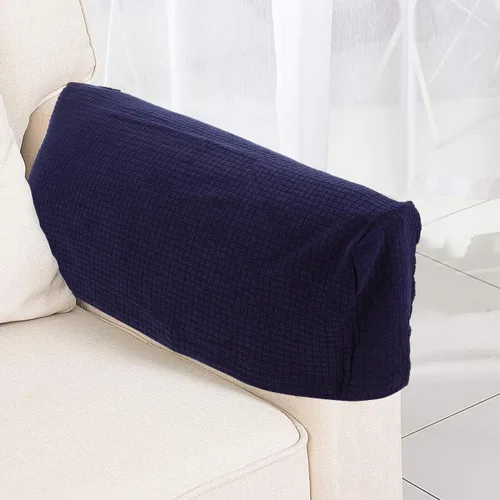 Miniatura 9 de BESPORTBLE Protectores de brazo para silla, funda elástica para reposabrazos de sofá, funda protectora elástica para el hogar, oficina, reclinable