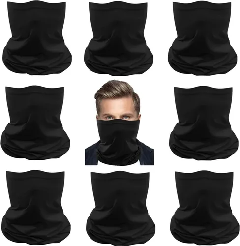 Miniatura 30 de Mascarillas de Polaina para el Cuello, Bufanda en Tubo, Bandanas Sin Costuras, Pañuelos para el Rostro, Cubierta Multiusos para la Cabeza