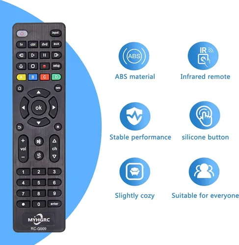 Miniatura 4 de Control remoto universal para todos los televisores, reproductores de Blu-ray/DVD, reproductores multimedia de transmisión, barras de sonido, cajas