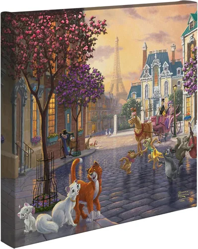 Miniatura 12 de Thomas Kinkade Estudios Disney The Aristocats - Impresión artística (11 x 14 pulgadas)