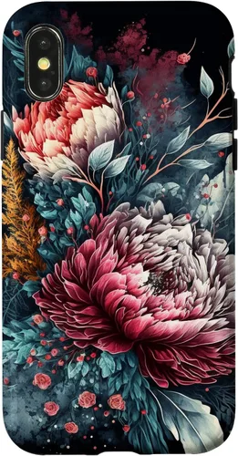 Miniatura 5 de Winter Floral Flower Design Case for iPhone 17