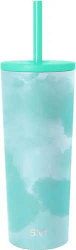 Miniatura 28 de Simple Modern- Vaso con aislamiento, c/tapa y pajilla Taza de viaje Botella de agua de ac. inox. reutilizable Unisex Colecc. Classic 24 oz