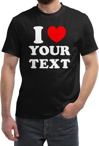 Camisa personalizada con foto personalizada con texto en inglés "I Heart My Girl", regalo para ella, pareja, novia