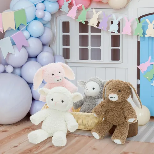 Miniatura 5 de MaoGoLan 2 piezas de animales de Pascua de peluche de oveja a granel, animales de peluche de cordero de 12 pulgadas para niñas, regalos de Pascua
