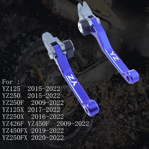 Miniatura 3 de Manija de palanca de freno de embrague de pivote plegable CNC Billet para YZ125 YZ250 2015-2022 YZ250F 2009-2022 YZ125X 2017-2022 YZ250X 2016-2022