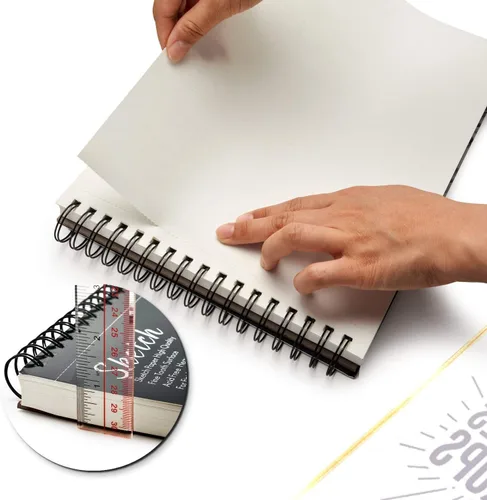 Miniatura 7 de AGPTEK Paquete de herramientas de dibujo de bocetos con libros de bocetos