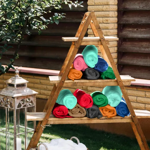 Miniatura 5 de Kinlop Manta de forro polar a granel de 60 x 50 pulgadas, suave, ligera y acogedora, manta cálida de felpa para mascotas, para cama, sofá, hogar