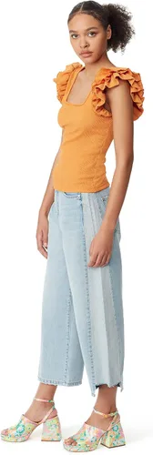 Miniatura 3 de Circus NY Anisa - Camiseta sin mangas de punto con volantes para mujer