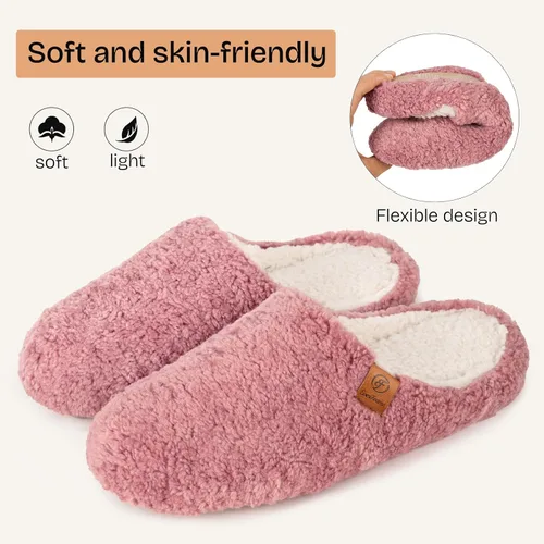Miniatura 3 de EverFoams Pantuflas de espuma viscoelástica suave para mujer, para interiores
