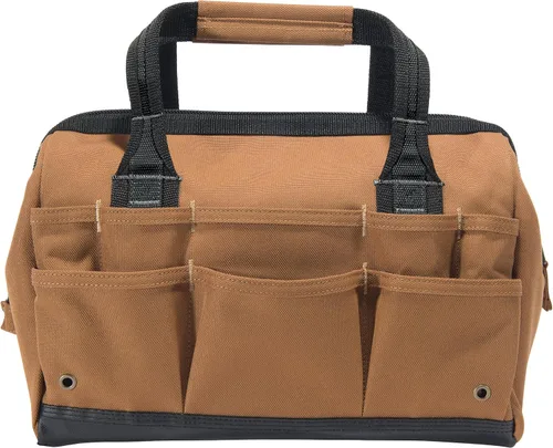 Miniatura 2 de Carhartt Onsite Bolsa de herramientas, duradera resistente al agua, bolsa de almacenamiento de herramientas, pesada, 14 pulgadas, 26 bolsillos