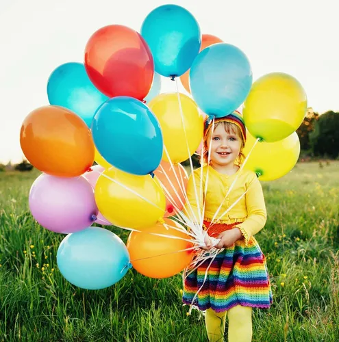 Miniatura 5 de KALOR Globos amarillos de 10 pulgadas de 100 piezas, globos de helio de látex para fiesta de cumpleaños de niños, baby shower, boda, graduación