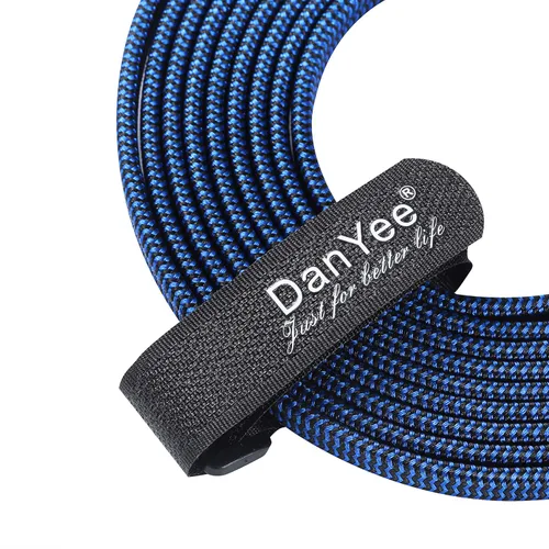Miniatura 48 de Cable Ethernet Cat 7, DanYee, de nailon CAT7 de alta velocidad, profesional, chapado en oro, cables STP CAT 7 RJ45, cable Ethernet de 3 ft, 10 ft