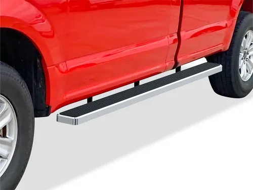 Miniatura 18 de APS - Estribos negros, compatibles con Ford F-150 Regular Cab 2015-2026 y F-250 / F-350 Super Duty 2017-2026