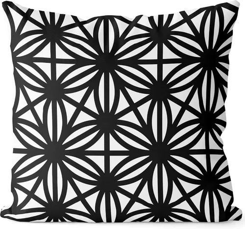 Miniatura 27 de BEDSUM Funda de almohada de microfibra, suave, decorativa, geométrica, abstracta, triangular, funda de cojín cuadrada para sofá, dormitorio, 18 x 18
