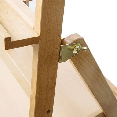 Miniatura 4 de Caballete de piso Mont Marte Signature Box, madera de haya 43.5 x 44 x 150 cm (LxAnxAl), 17.13 x 17.32 x 59.1 pulgadas Caballetes de caja de piso