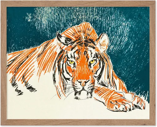 Miniatura 79 de Poster Master Póster Vintage de Vacaciones - Impresión Retro de Navidad - Regalo para Artista, Amigo - Papá Noel en Trineo de Renos, Invierno, Nieve