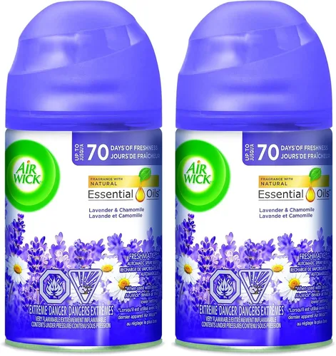 Miniatura 13 de Air Wick - repuestos en espray para ambientador automático, olor a agua fresca, 1 unidad, aceites esenciales, neutraliza malos olores