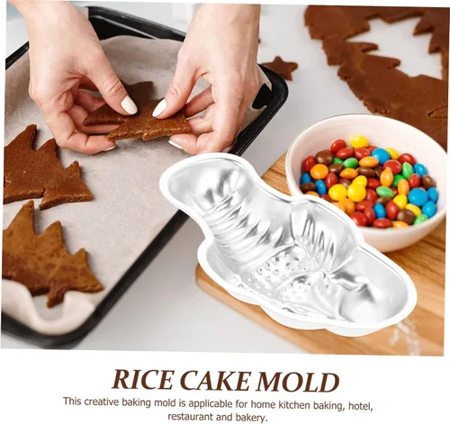 Miniatura 4 de Pastel de arroz de gelatina de metal para cocina Pudín Mousse Suministros para hornear alimentos seguros para el calor