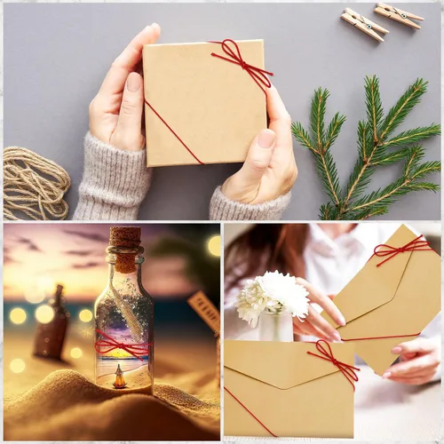 Miniatura 6 de Berlune 120 lazos elásticos para cajas de regalo, lazos elásticos con lazos preatados de 20 pulgadas de cinta elástica, cinta de regalo, bolsas