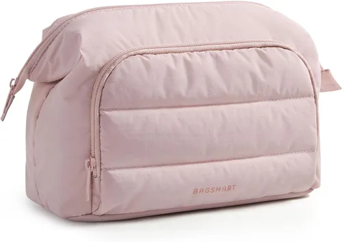Miniatura 11 de BAGSMART Bolsa de Maquillaje, Esponjosa, Negro, Bolsa de maquillaje