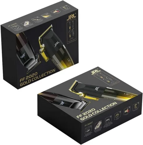 Miniatura 5 de Colección Limitada Oro JRL FF2020 - Combo de Recortadora y Cortadora FF2020 con Tecnología de Cuchilla Fresca para Aseo Masculino - Ambos