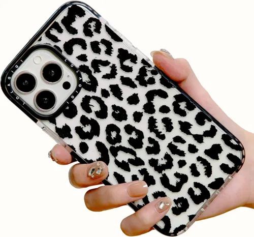 Miniatura 42 de Funda para iPhone 15 Pro Max para Mujeres, Transparente Lindo Panda Dibujos Animados Arte Animal Estampado Diseño Femenino Kawaii Estético