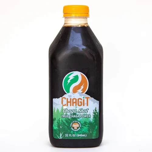 Miniatura 2 de Chagit Chaga Mushroom Shot, extracto líquido de hongos chaga cosechado en la naturaleza, listo para beber (mejor que el polvo, el té o las cápsulas)