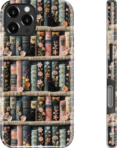 Miniatura 98 de Goodon para iPhone 17 Pro, Funda Estética de Gato Negro y Niña Naranja, Compatible con Magsafe, Funda Protectora Retro Única y Moderna de Silicona