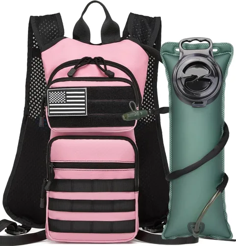 Miniatura 4 de Mochila de Hidratación Aislada para Senderismo Mochila de Agua Chaleco para Correr con Bolsa de Vejiga TPU de 3L para Maratón Ciclismo Hombres