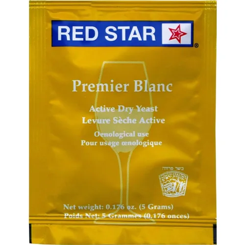 Miniatura 3 de Red Star Premier Blanc - Levadura de vino (10 unidades) – Ideal para hacer sidra de vino Mead Kombucha en casa – 0.18 oz de sobres – Saccharomyces