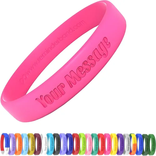 Miniatura 8 de Pulseras de silicona personalizadas de Reminderband, pulseras de silicona personalizadas, pulseras personalizables, pulseras personalizadas de goma