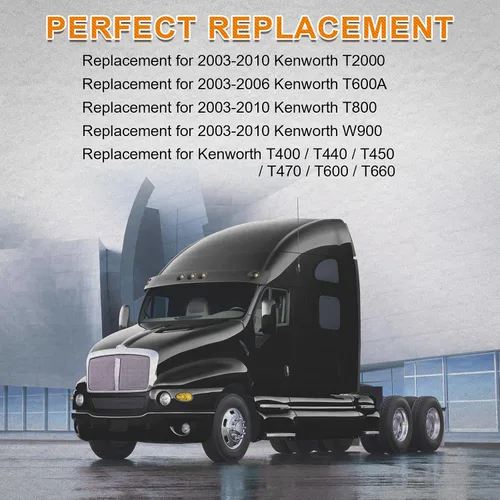 Miniatura 6 de JDMON Kit de buje de capó de polietileno de repuesto para Kenworth T2000 T600 W900 T800 T600, reemplazo 924-5410 K179-528 K179D450 K066-218