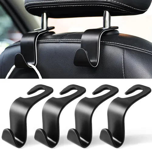 Miniatura 20 de LivTee - Gancho para reposacabezas de asiento de coche, ganchos para asientos de auto, organizador de almacenamiento interior, accesorios para Bling