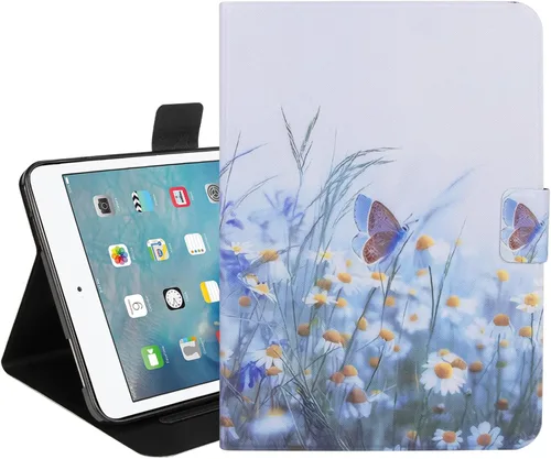 Miniatura 42 de Dteck Funda para iPad mini 5/4/3/2/1, elegante y ligera de cuero sintético tipo folio con cartera, funda inteligente
