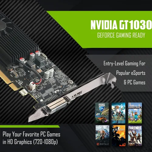 Miniatura 5 de TechMagnet PC de escritorio para juegos, Intel i7 6ª generación, Zeus Pro 4, GT 1030, ARGB de RAM de 16 GB, SSD de 1 TB + disco duro de 4 TB