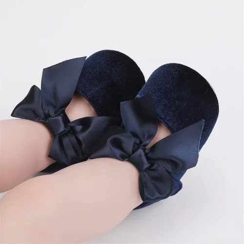 Miniatura 2 de HULYKA Mary Jane - Zapatos planos de goma antideslizantes para recién nacidos zapatos de vestir de princesa para niños pequeños