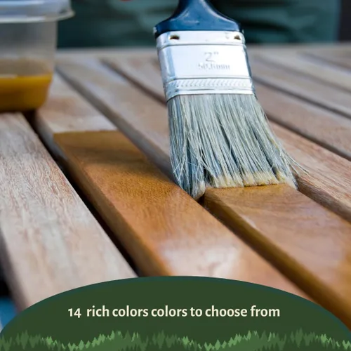 Miniatura 5 de Vermont Natural Coatings PolyWhey - Tinte penetrante exterior - marrón bellota - cuarto de galón marrón (Acorn Brown)