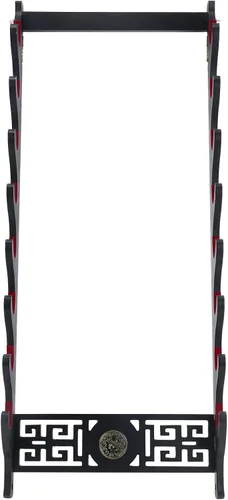 Miniatura 4 de Soporte para espada Katana - Soporte de pared acolchado de terciopelo Kirin de 1 nivel, soporte de Katana Samurái, soporte de exhibición de espada