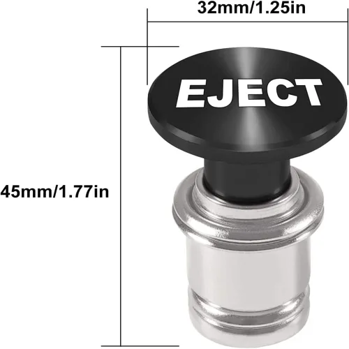 Miniatura 6 de Encendedor de cigarrillos para automóvil con misiles de fuego y botón de expulsión, enchufe de encendedor de 12 V, accesorios de repuesto