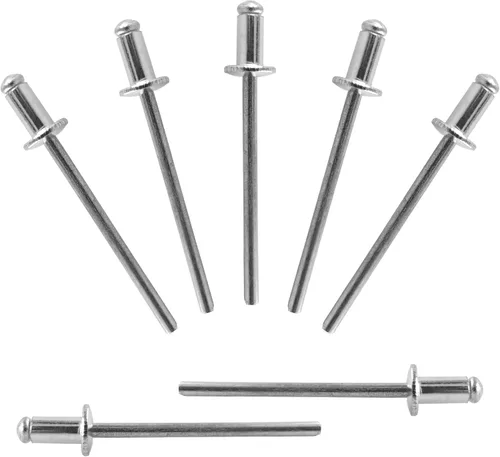 Miniatura 43 de ALLCLEAN 50 piezas de remaches ciegos profesionales de acero inoxidable de 1/4" x 1/2", remaches POP de 6,4 x 12 mm, agarre y mandril de acero