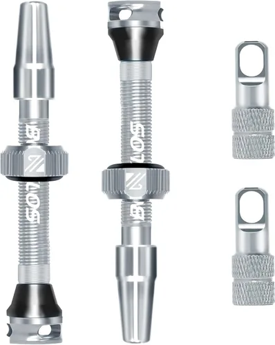 Miniatura 13 de BUCKLOS Vástago de válvula Presta sin cámara 40/44/55/60/65/80/100 mm, kit de vástago de válvula con herramienta de extracción de núcleo para Varios