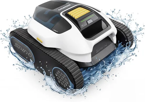 Miniatura 10 de Spino E1 - Limpiador robótico inalámbrico para piscina, robot de piscina para limpieza de paredes y líneas de flotación, camino de arco inteligente