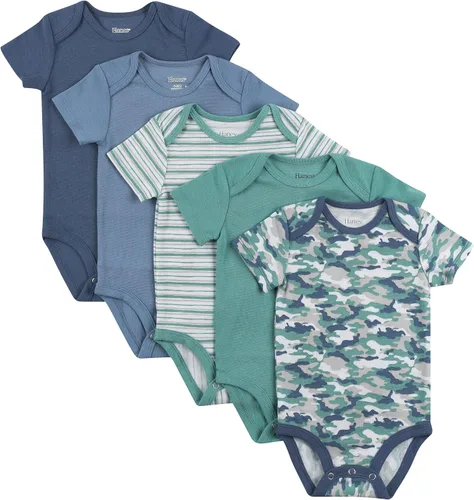 Miniatura 5 de Hanes - Bodis para bebés, Ultimate Flexy de manga corta, unisex, paquete de 5