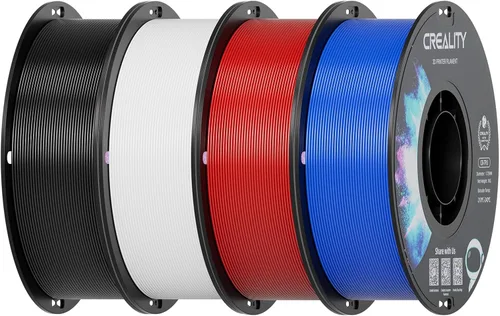 Miniatura 35 de Creality Filamento ABS de 1.75mm, color negro, 2 kg, paquete de filamento para impresora 3D, excelente resistencia, inodoro, no tóxico, estabilidad