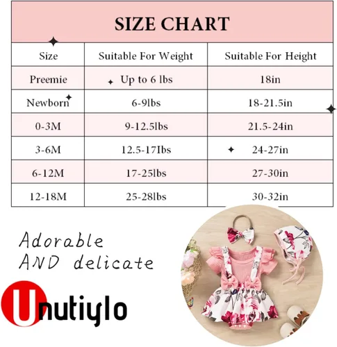 Miniatura 6 de Unutiylo Ropa prematura para niña recién nacida