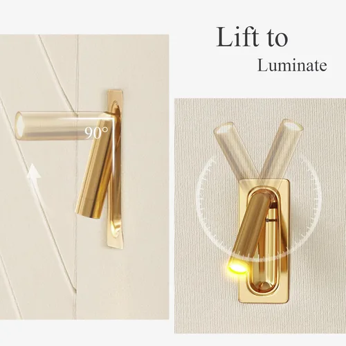 Miniatura 6 de DEINPPA Base de cama Queen de lujo con luces LED doradas integradas y mesitas de noche, cama de plataforma tamaño Queen con cabecera tapizada