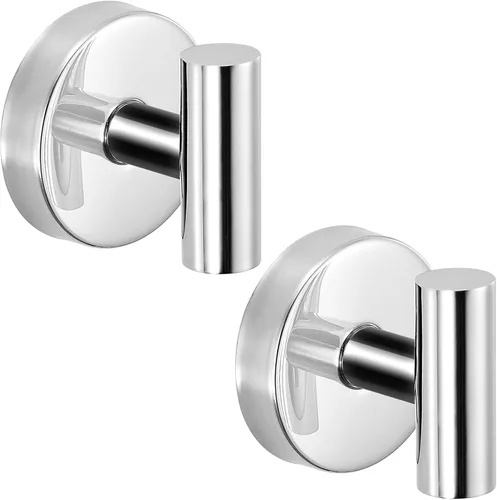 Miniatura 12 de Ganchos de ventosa para ducha - Ganchos reutilizables para baño para toallas, batas y lofa - Montaje sin taladro en cocina, paredes, metal, vidrio