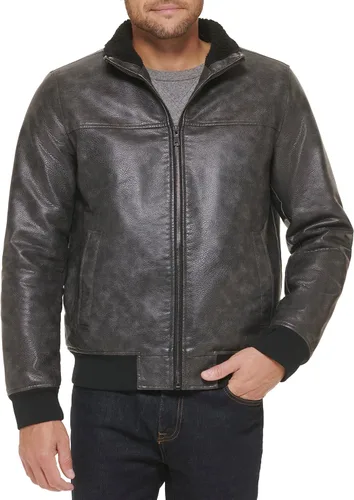 Miniatura 9 de Tommy Hilfiger Chaqueta bomber de piel sintética para hombre